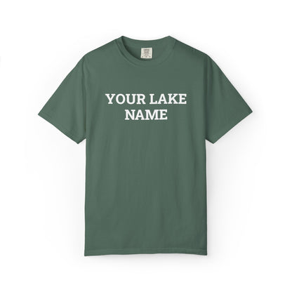 Custom Lake Block Logo Tee