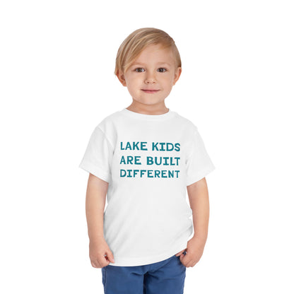 TODDLER Lake Kids Are Built Different Short Sleeve Tee