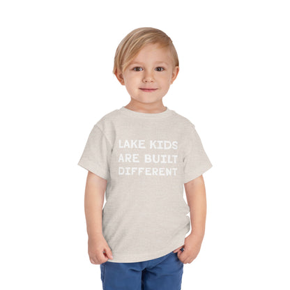 TODDLER Lake Kids Are Built Different Short Sleeve Tee