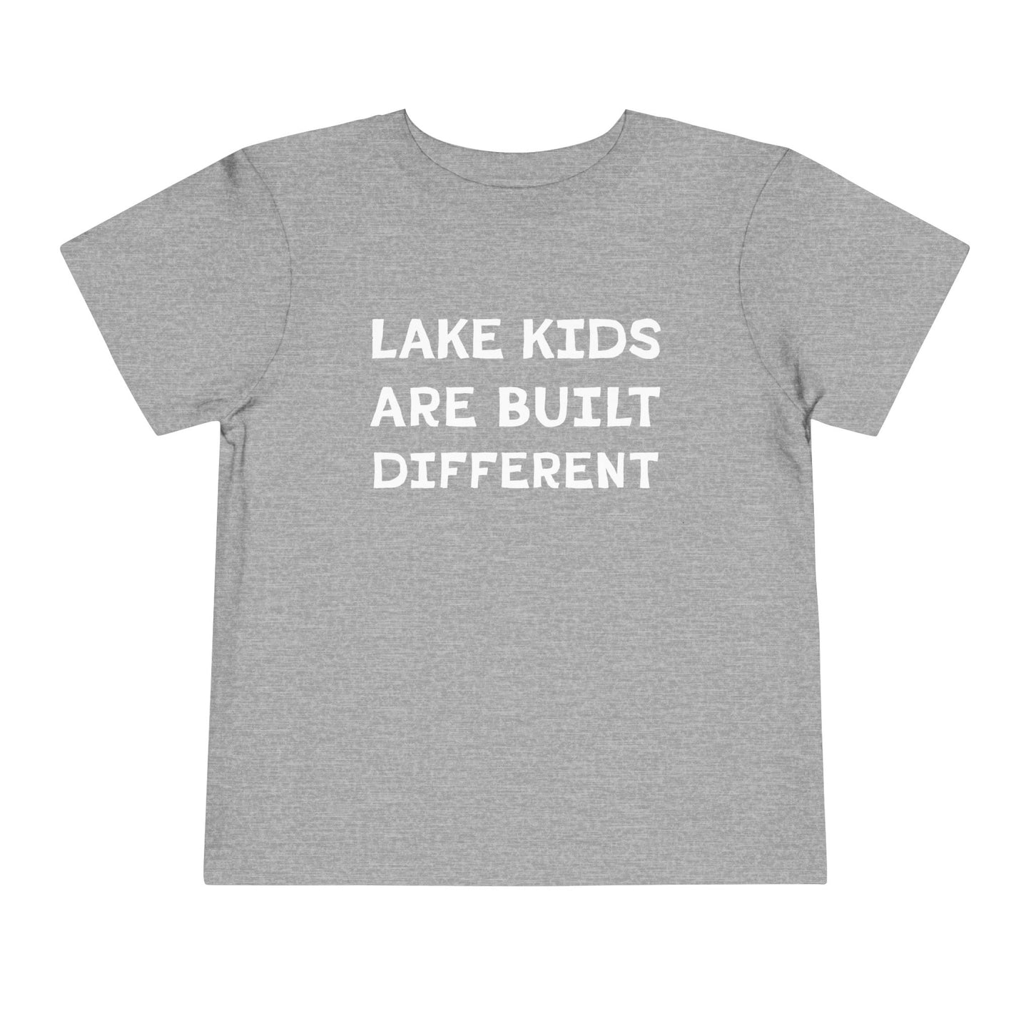 TODDLER Lake Kids Are Built Different Short Sleeve Tee