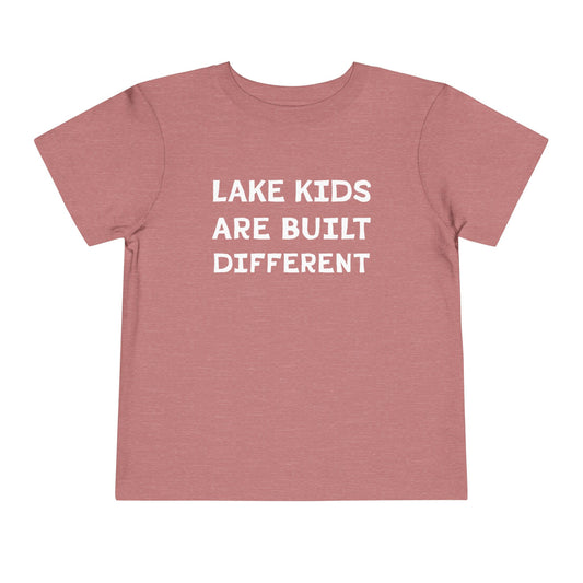 TODDLER Lake Kids Are Built Different Short Sleeve Tee
