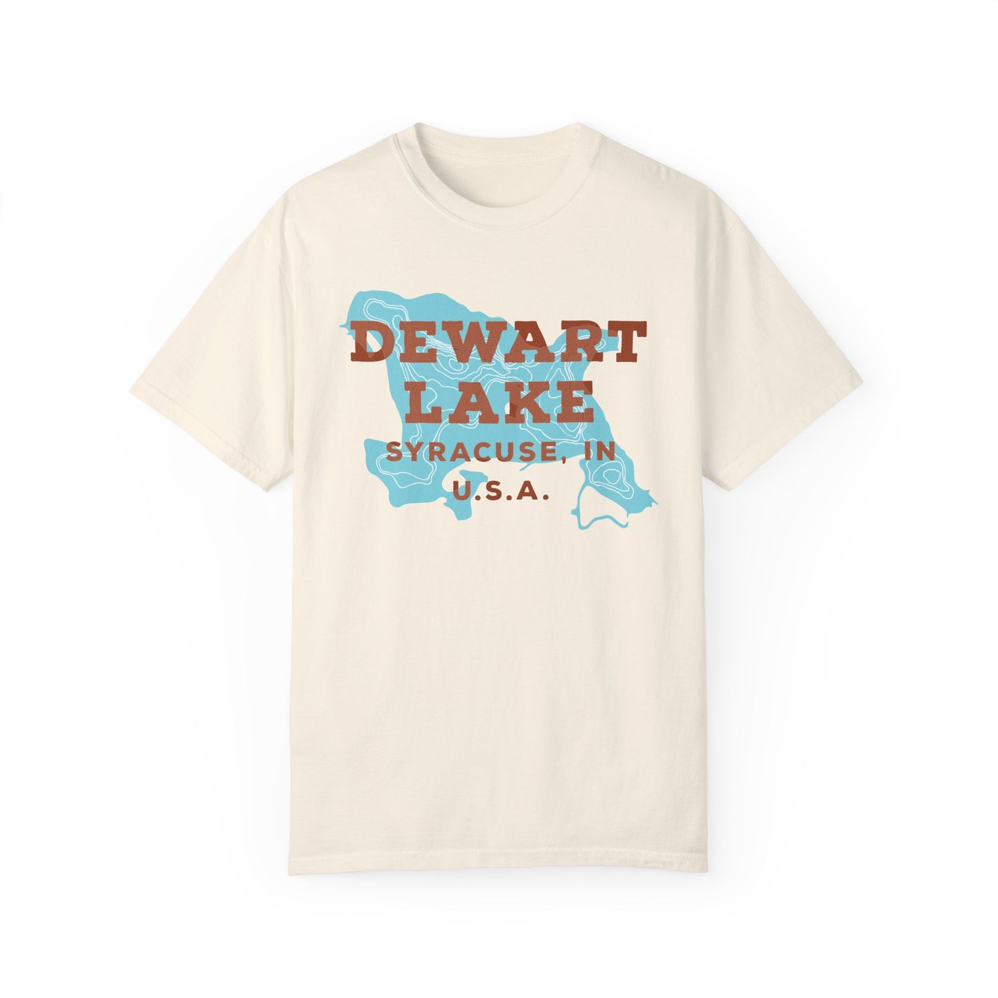 Dewart Lake Map Tee - Unisex