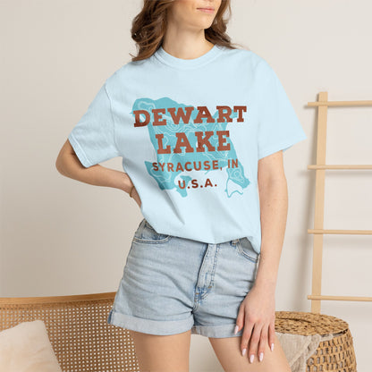 Dewart Lake Map Tee - Unisex