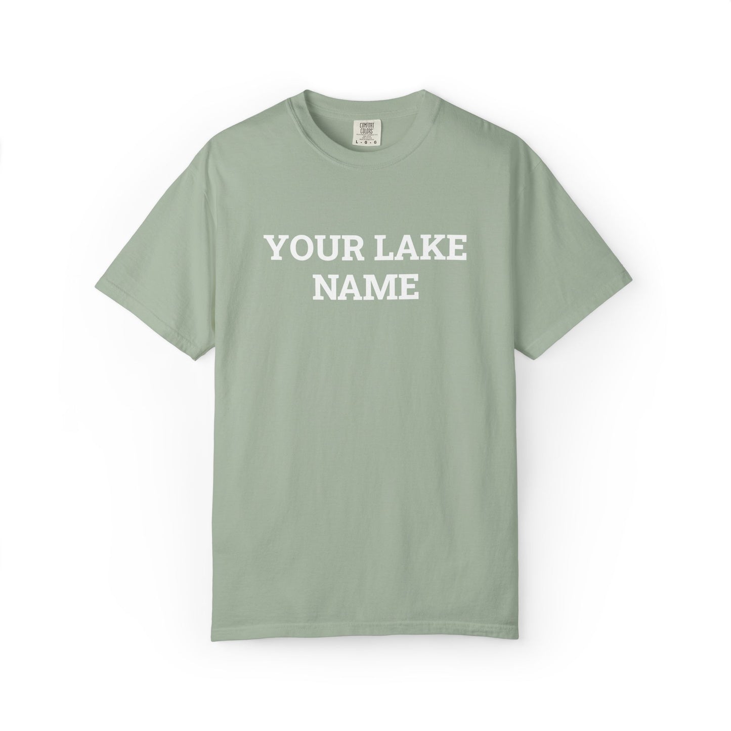 Custom Lake Block Logo Tee