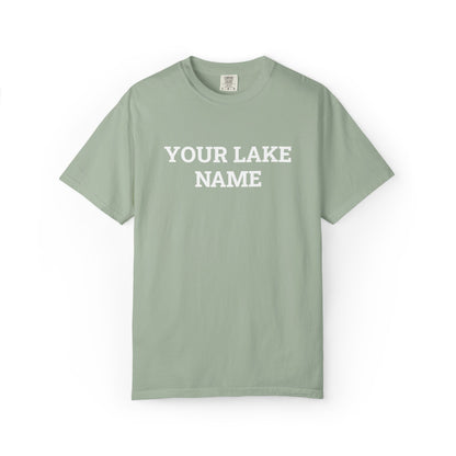 Custom Lake Block Logo Tee