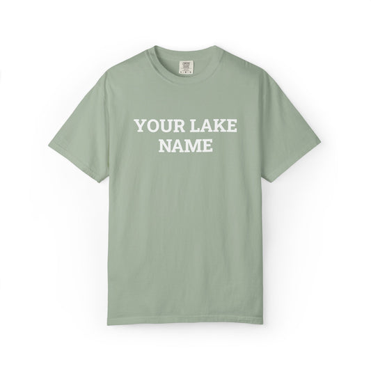 Custom Lake Block Logo Tee