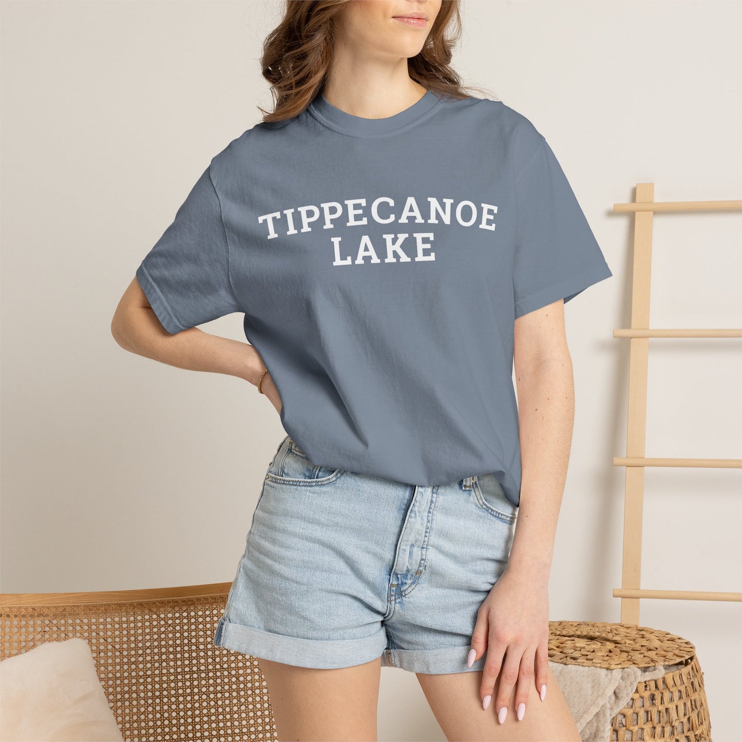 Tippecanoe Lake Block Logo Classic Tee - Unisex
