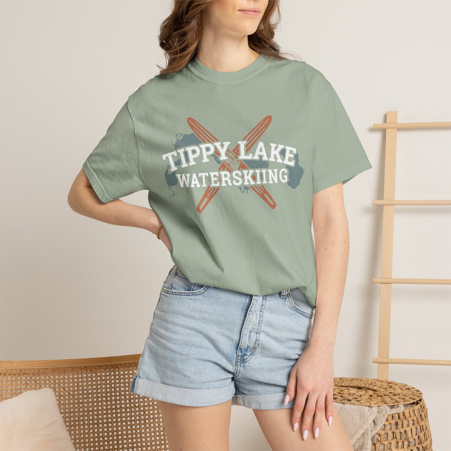 Tippy Lake Waterskiing Tee - Unisex