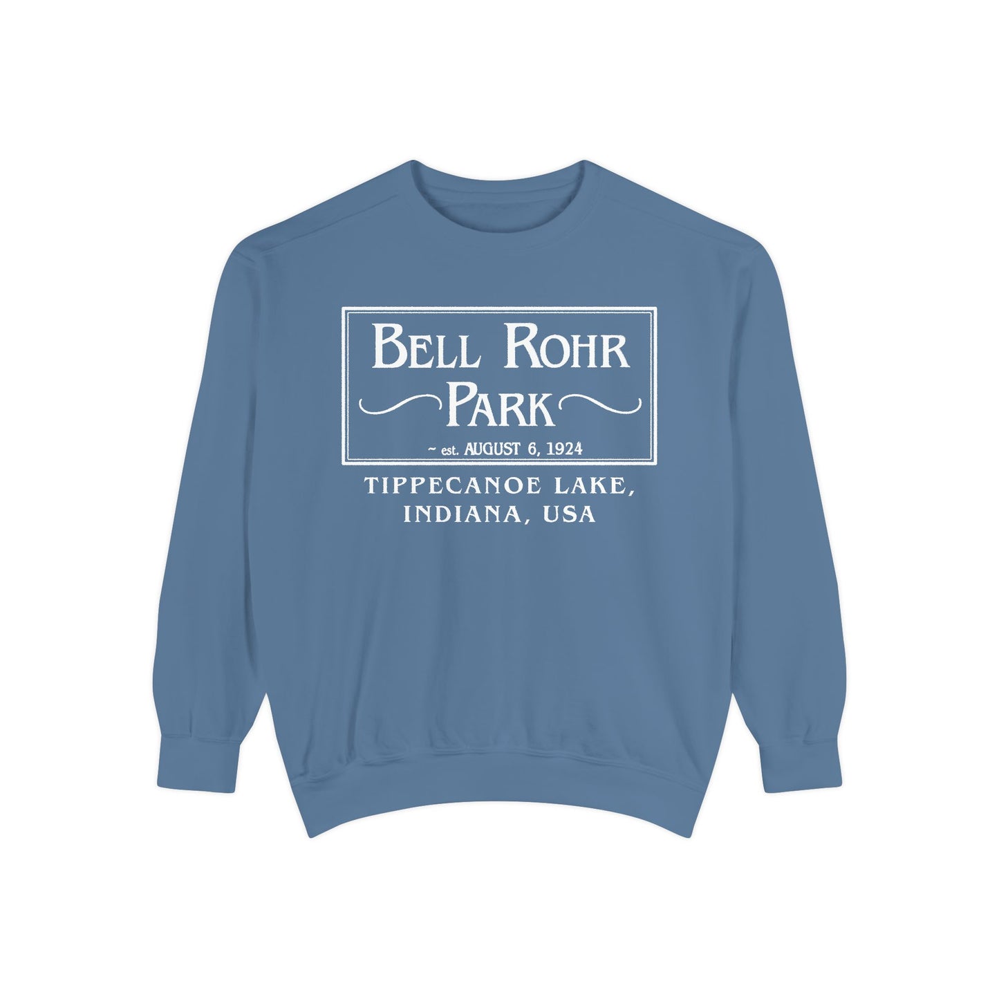 Bell Rohr Park Tippecanoe Lake Crewneck Sweatshirt - Unisex