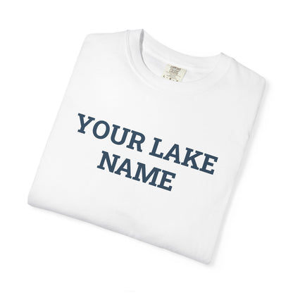 Custom Lake Block Logo Tee
