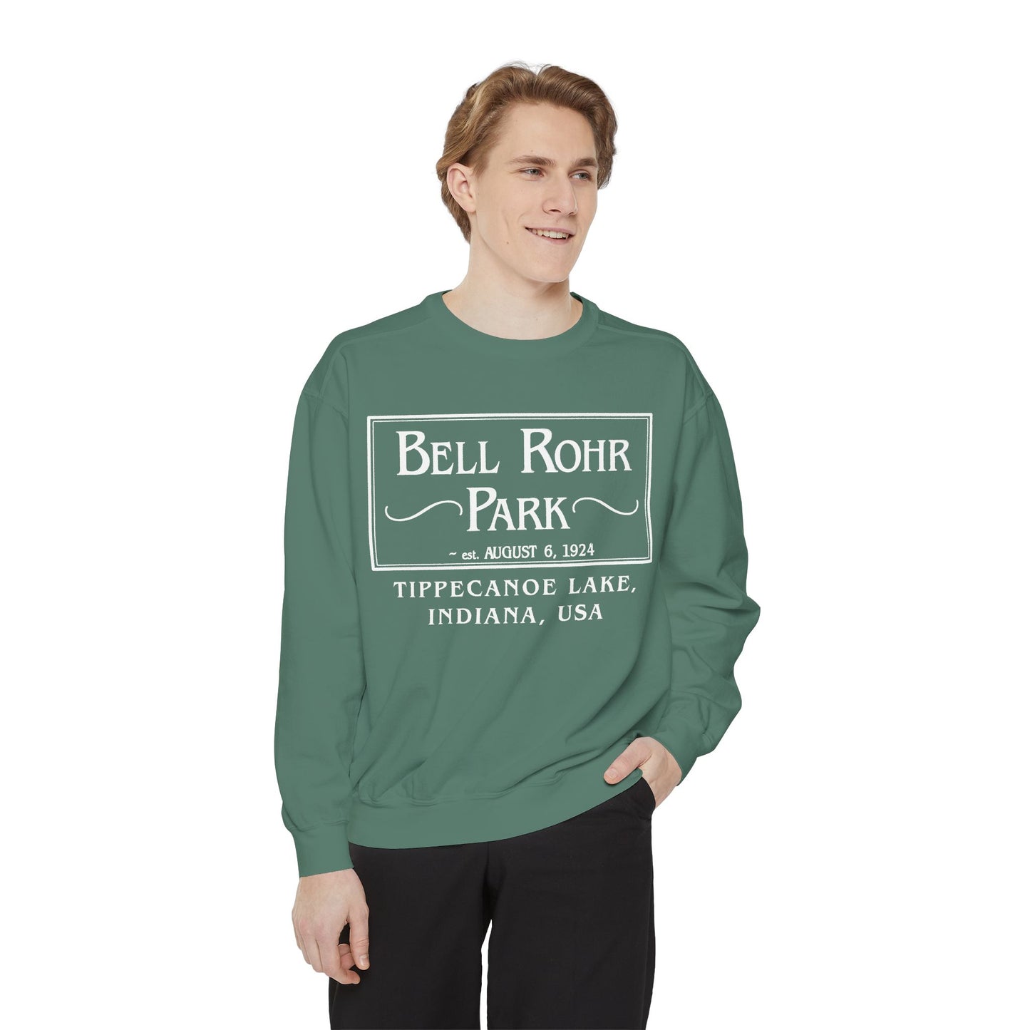 Bell Rohr Park Tippecanoe Lake Crewneck Sweatshirt - Unisex