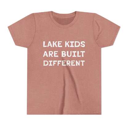 YOUTH Lake Kids Are Built Different Short Sleeve Tee