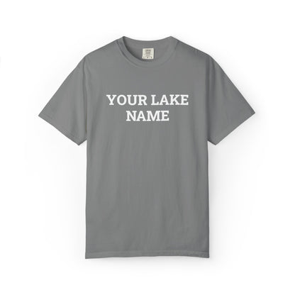 Custom Lake Block Logo Tee
