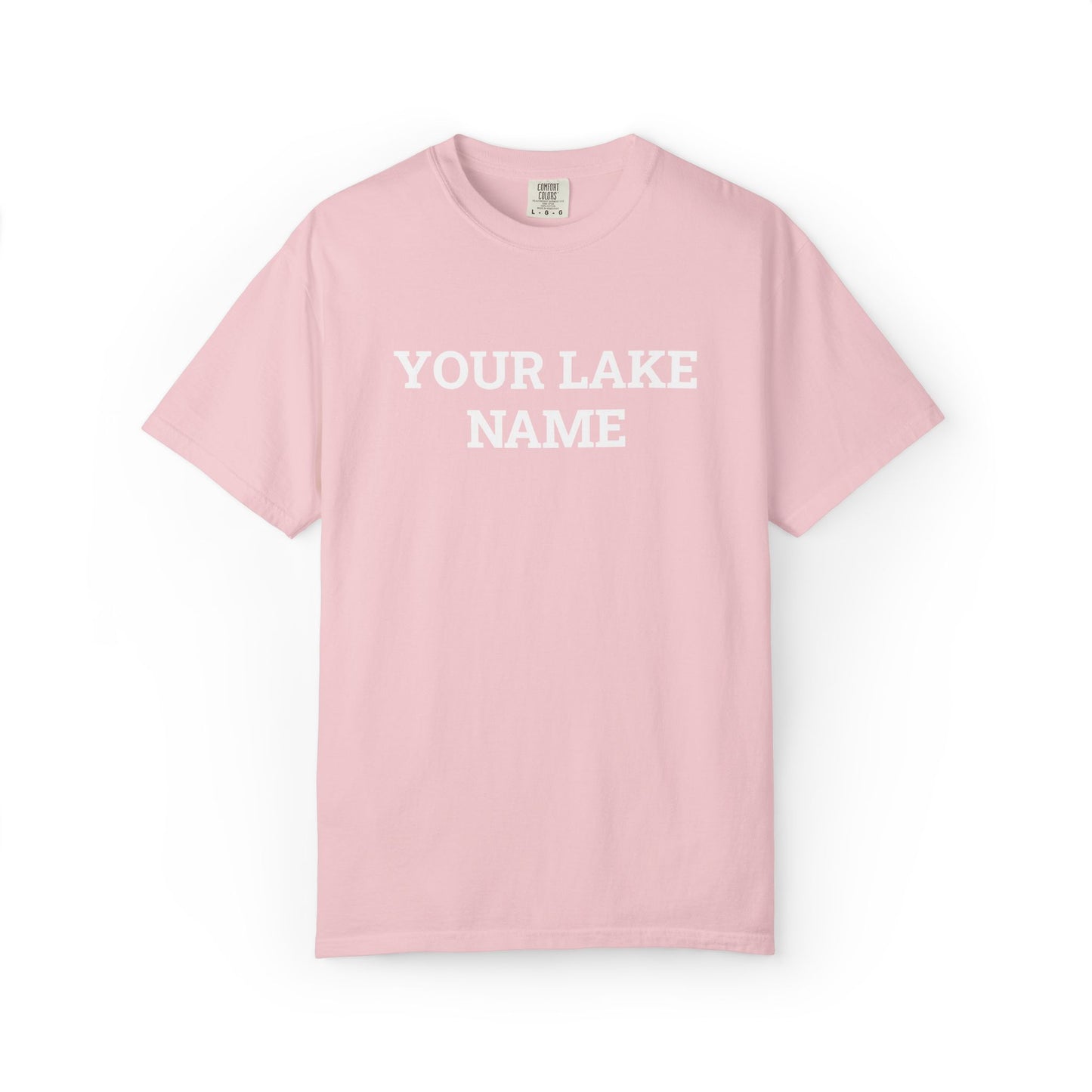 Custom Lake Block Logo Tee