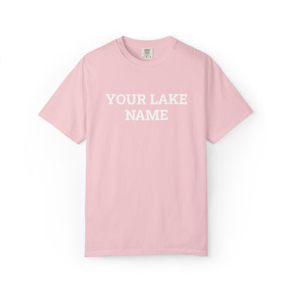 Custom Lake Block Logo Tee