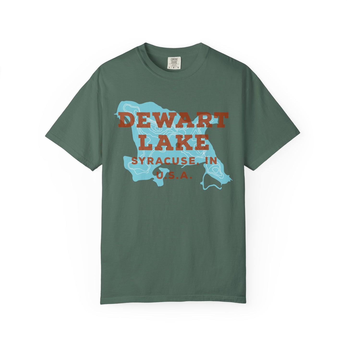 Dewart Lake Map Tee - Unisex