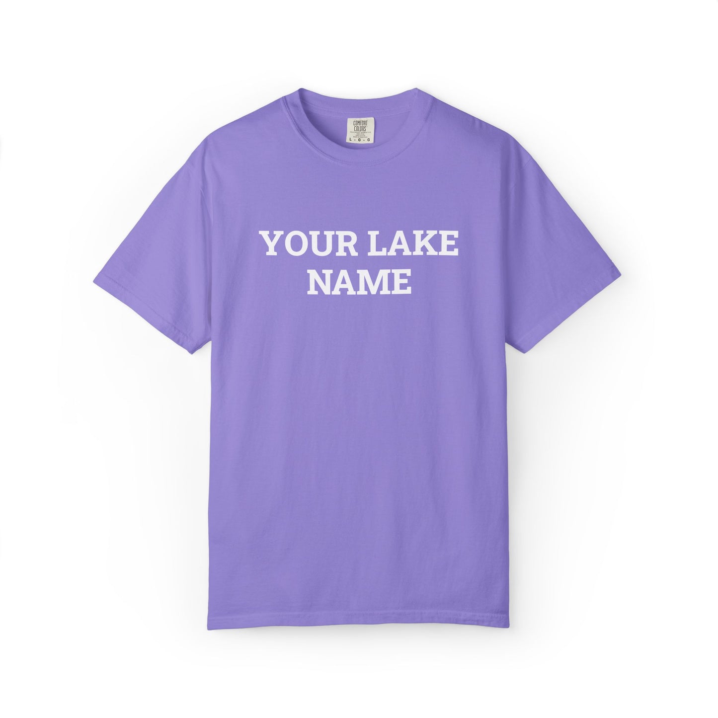 Custom Lake Block Logo Tee
