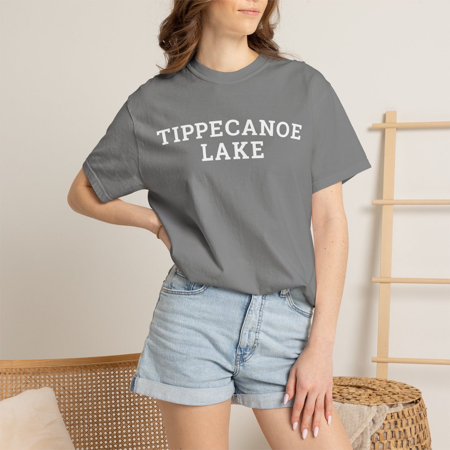 Tippecanoe Lake Block Logo Classic Tee - Unisex