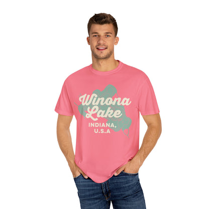 Winona Lake Vintage Map Classic Tee - Unisex