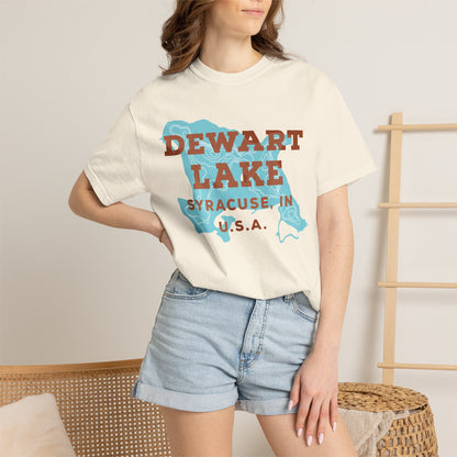 Dewart Lake Map Tee - Unisex