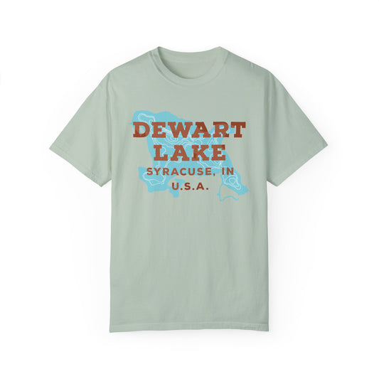 Dewart Lake Map Tee - Unisex