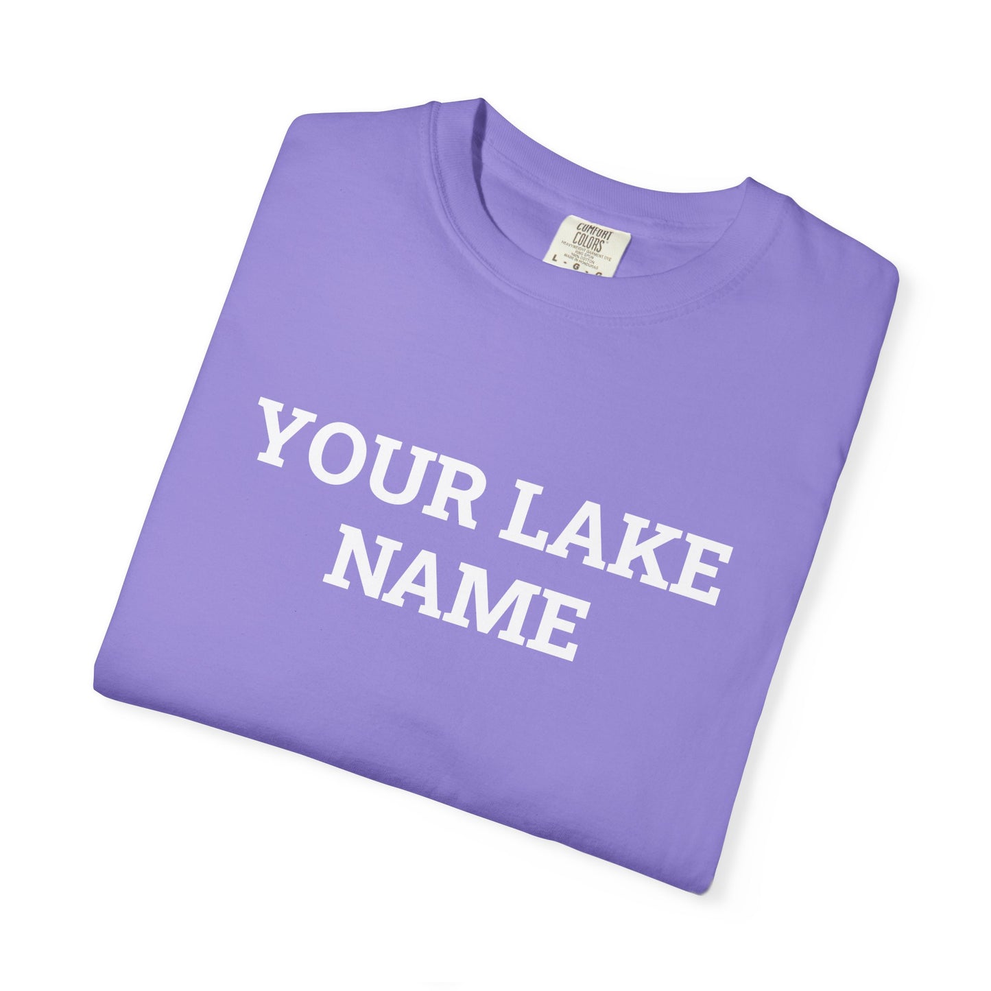 Custom Lake Block Logo Tee