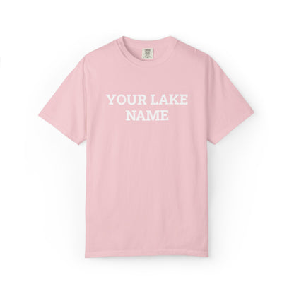 Custom Lake Block Logo Tee