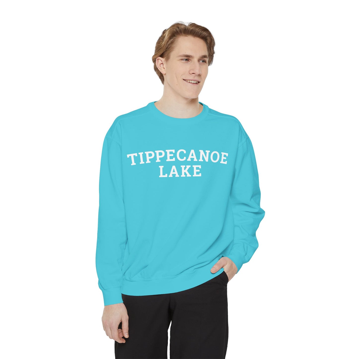Tippecanoe Lake Block Logo Crewneck Sweatshirt - Unisex