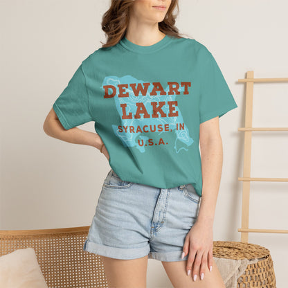 Dewart Lake Map Tee - Unisex