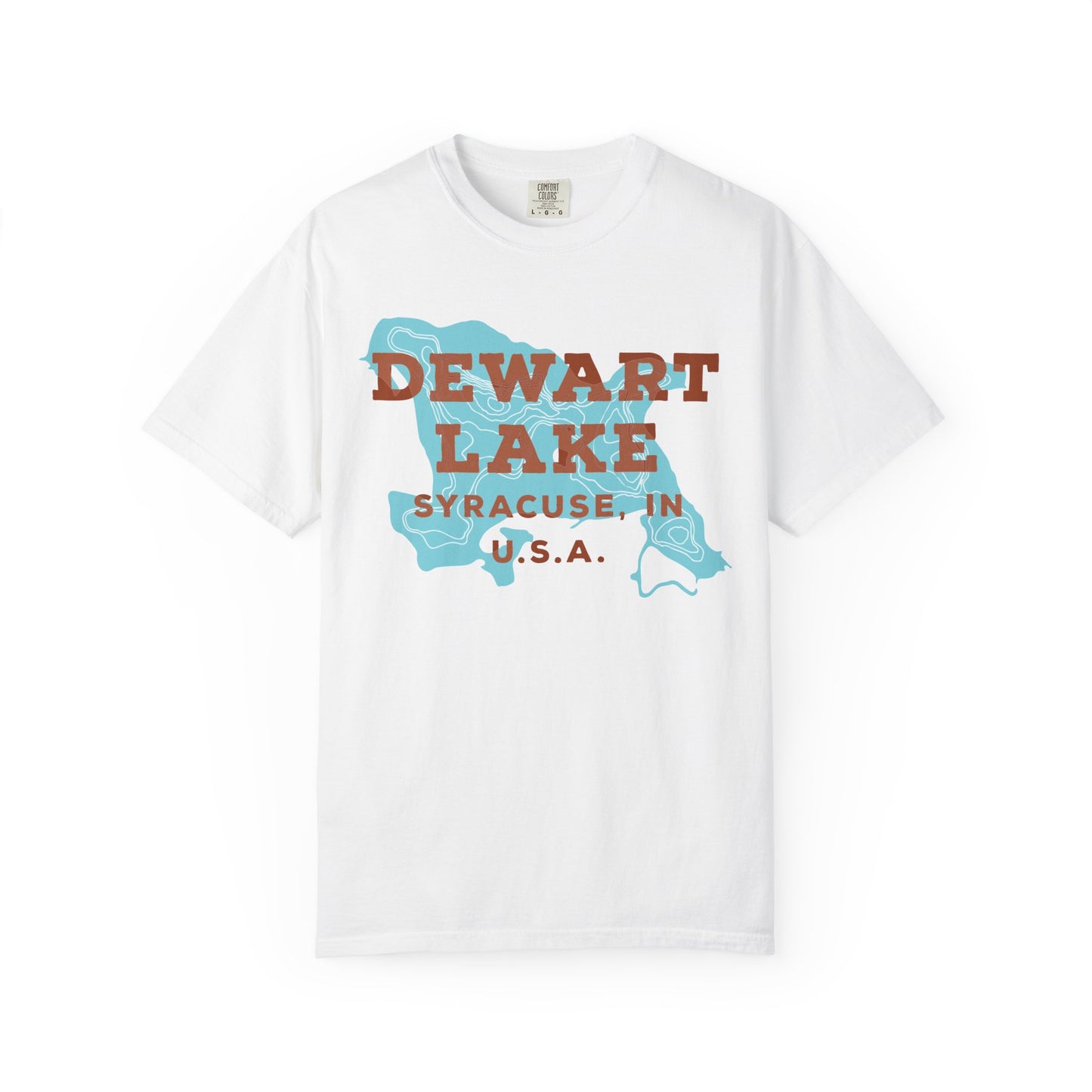 Dewart Lake Map Tee - Unisex