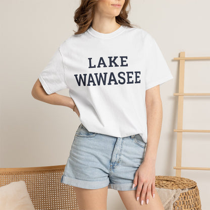 Lake Wawasee Block Logo Classic Tee - Unisex