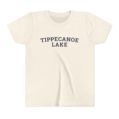 YOUTH Tippecanoe Lake Block Logo Short Sleeve Tee