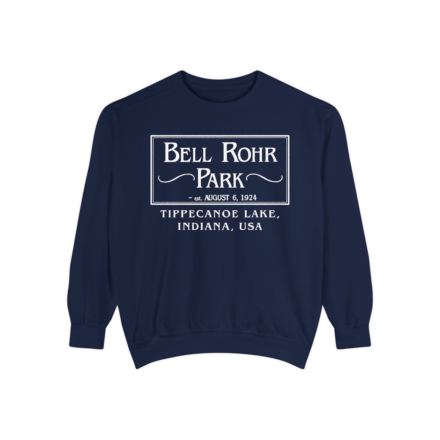 Bell Rohr Park Tippecanoe Lake Crewneck Sweatshirt - Unisex