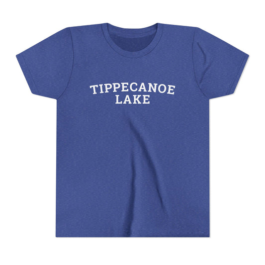 YOUTH Tippecanoe Lake Block Logo Short Sleeve Tee
