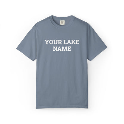 Custom Lake Block Logo Tee