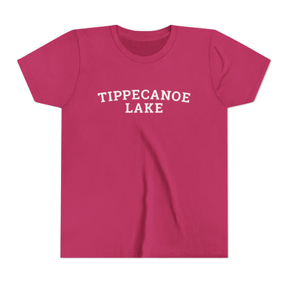 YOUTH Tippecanoe Lake Block Logo Short Sleeve Tee