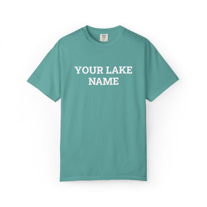Custom Lake Block Logo Tee