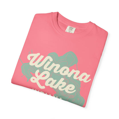 Winona Lake Vintage Map Classic Tee - Unisex