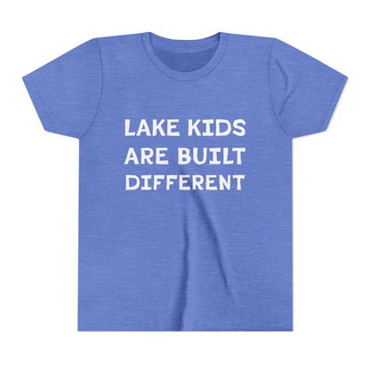 YOUTH Lake Kids Are Built Different Short Sleeve Tee