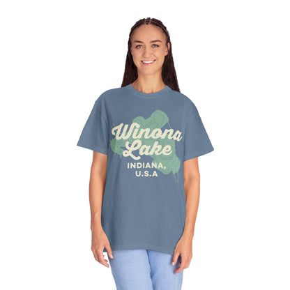 Winona Lake Vintage Map Classic Tee - Unisex