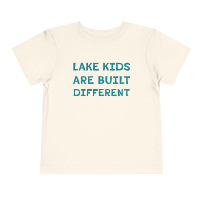 TODDLER Lake Kids Are Built Different Short Sleeve Tee
