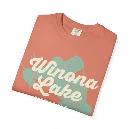 Winona Lake Vintage Map Classic Tee - Unisex