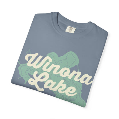 Winona Lake Vintage Map Classic Tee - Unisex