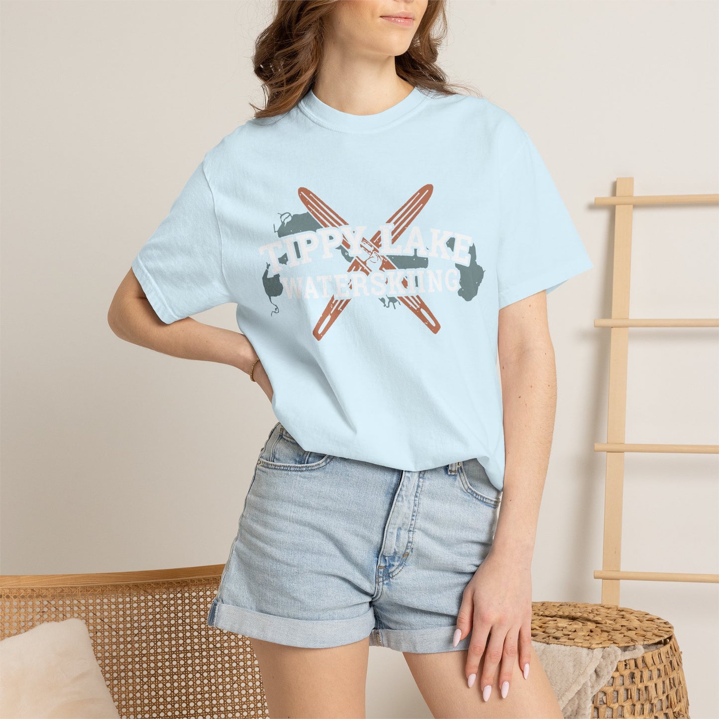 Tippy Lake Waterskiing Tee - Unisex