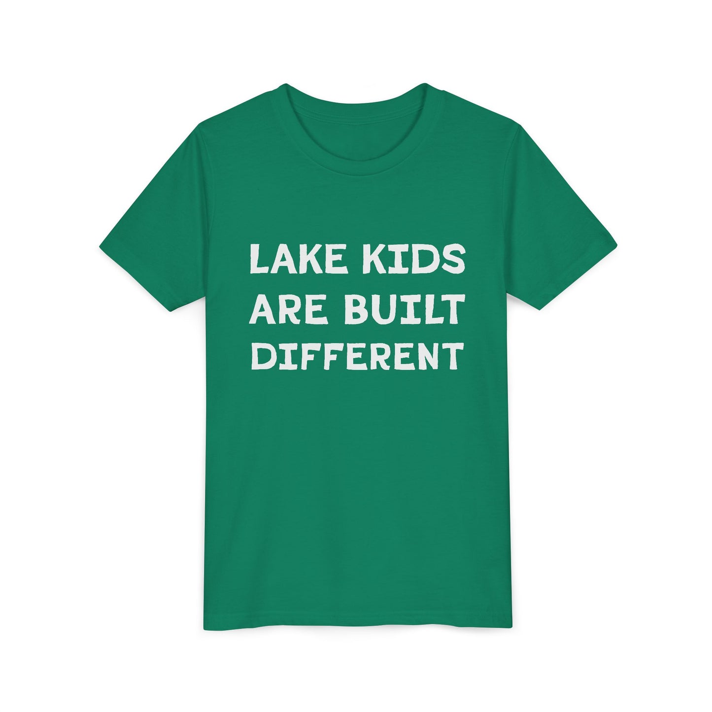 YOUTH Lake Kids Are Built Different Short Sleeve Tee