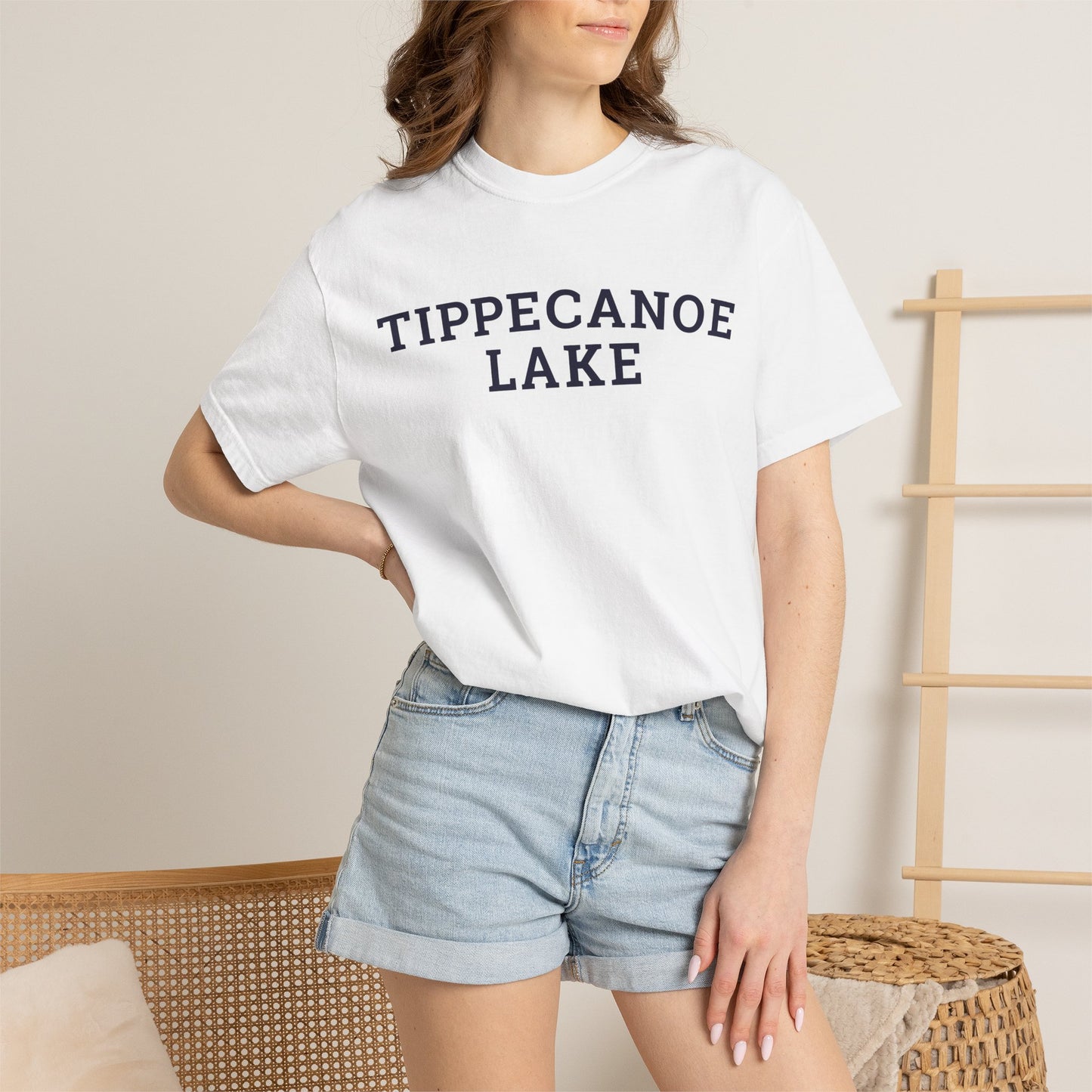 Tippecanoe Lake Block Logo Classic Tee - Unisex