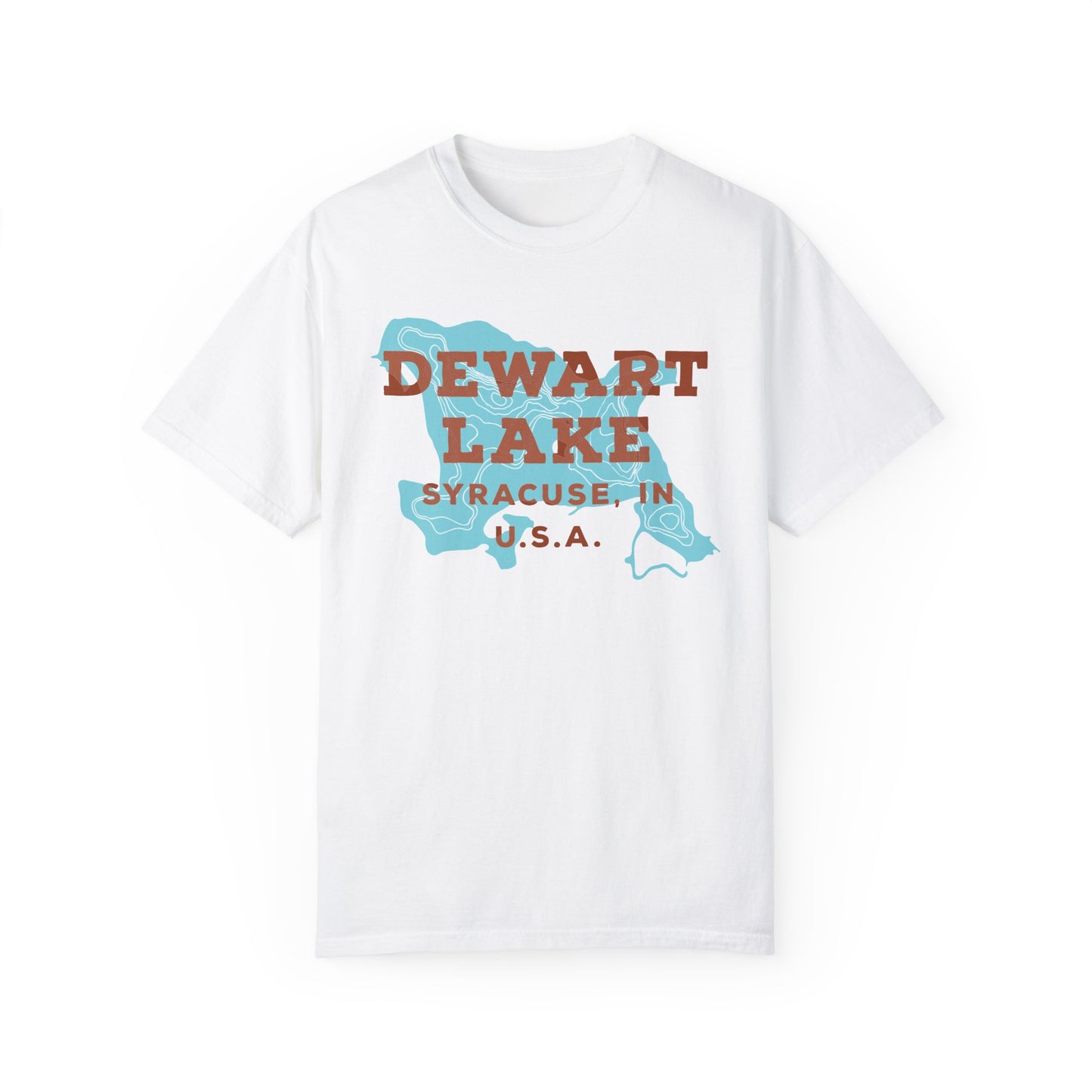 Dewart Lake Map Tee - Unisex