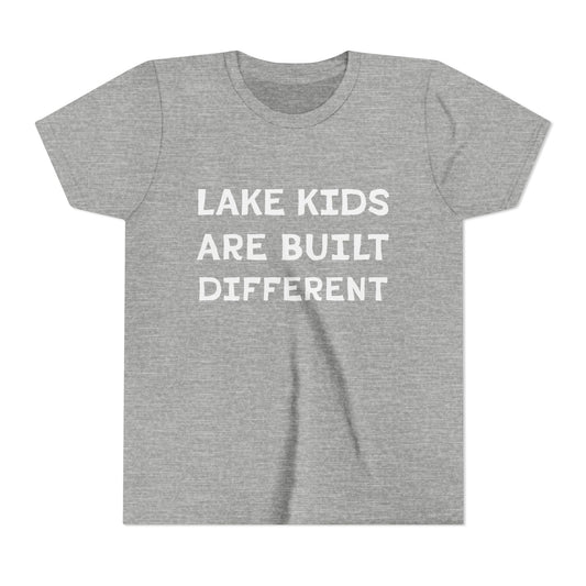YOUTH Lake Kids Are Built Different Short Sleeve Tee