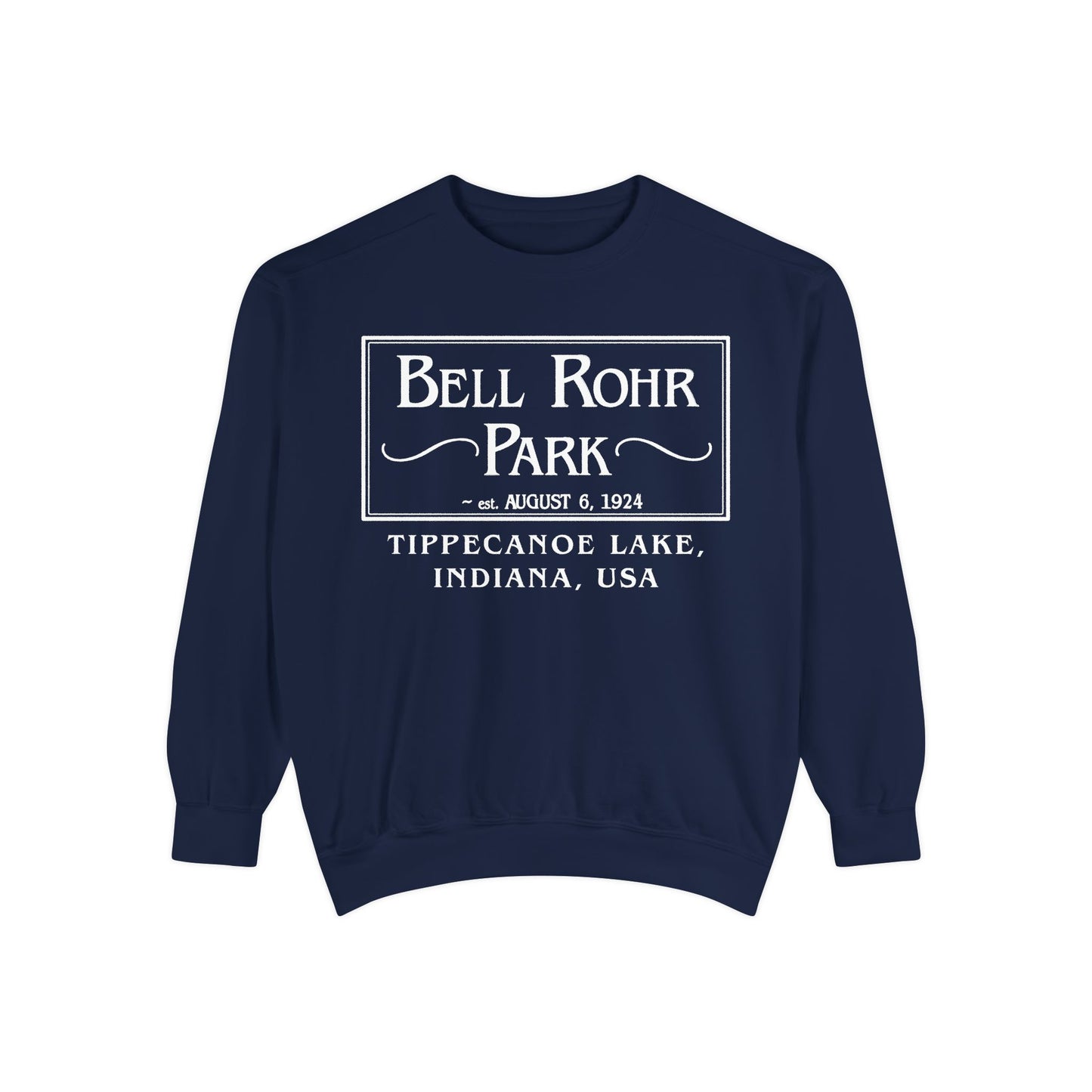 Bell Rohr Park Tippecanoe Lake Crewneck Sweatshirt - Unisex