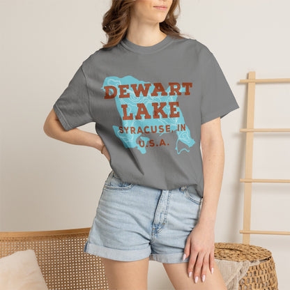 Dewart Lake Map Tee - Unisex